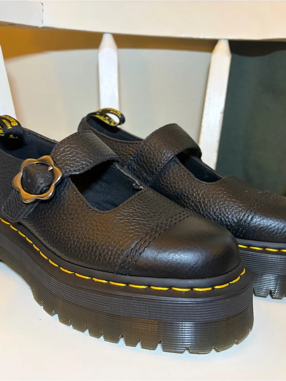 Dr. Martens Addina Flower Platform Mary Janes